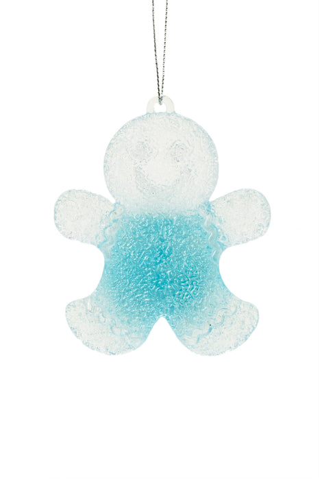 Starlight Collection - Blue Gingerbread Cookie Ornament