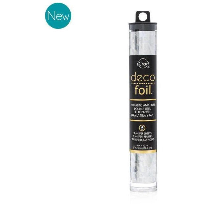 Deco Foil™ Transfer Sheets • Silver Shattered Glass