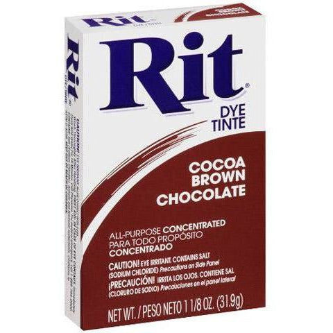 Rit Cocoa Brown Powder Dye: 1.125 ounces