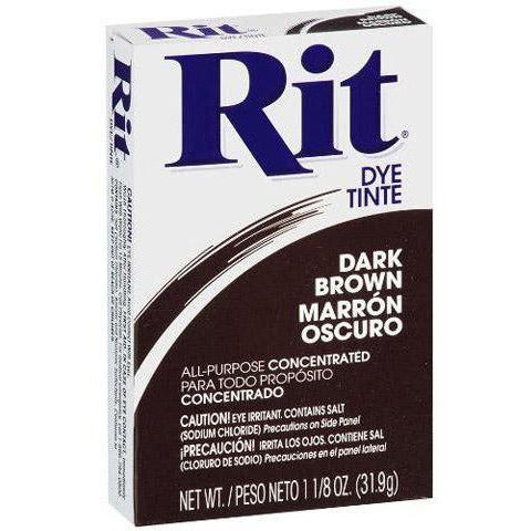 Rit Dark Brown Powder Dye: 1.125 ounces