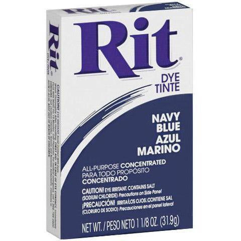 Rit Navy Blue Powder Dye: 1.125 ounces