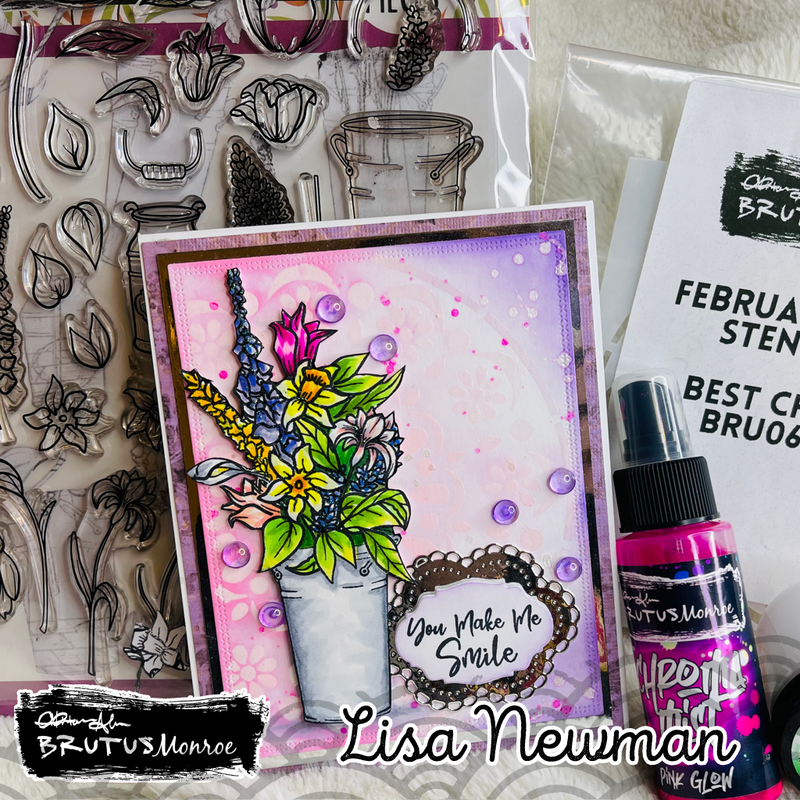 Flower Market|  6x8 Stamp Set