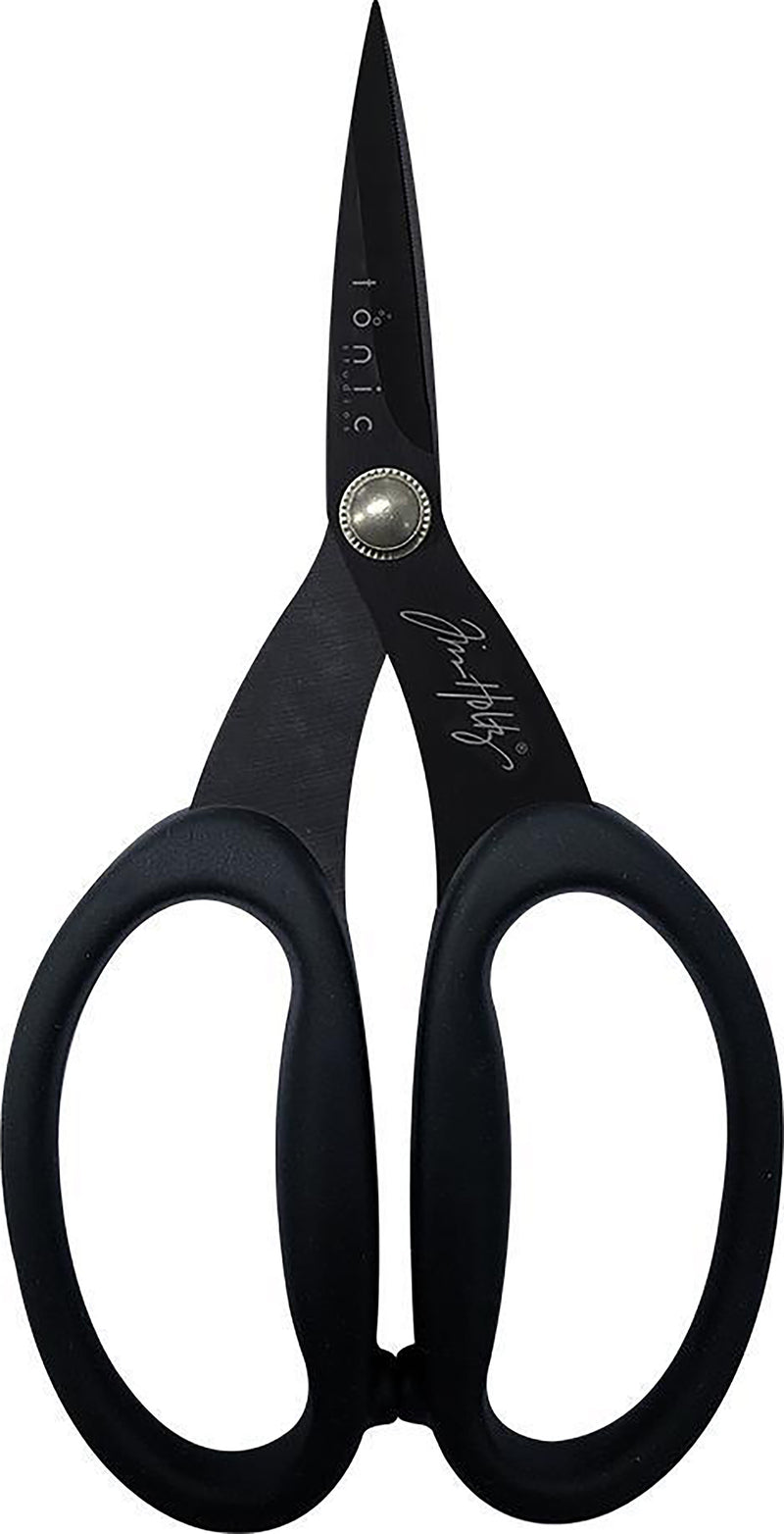 Tim Holtz Non-Stick Titanium Micro Serrated Scissors 7"