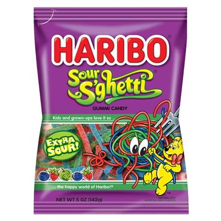 Haribo Sour S'ghetti | 5oz