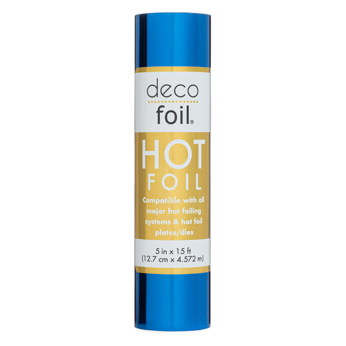 Deco Foil Hot Foils 5 in x 15 ft - SAPPHIRE BLUE