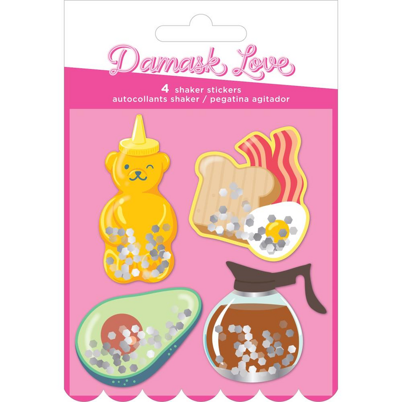 Damask Love | Write At Home | Shaker Stickers