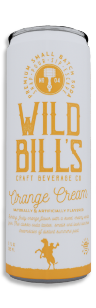 Wild Bill's Orange Cream, 12oz Cans