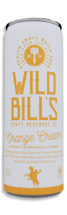 Wild Bill's Orange Cream, 12oz Cans