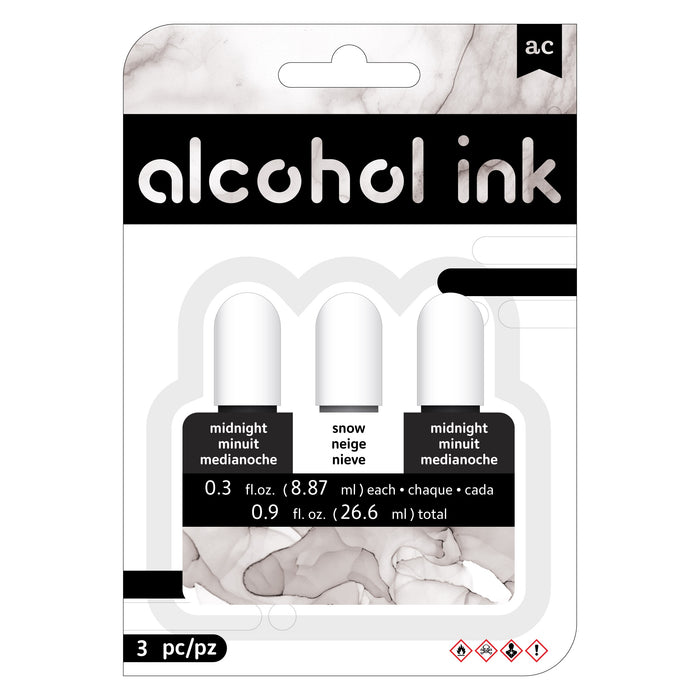 American Crafts Alcohol Ink 0.3oz | 3/Pkg | Midnight