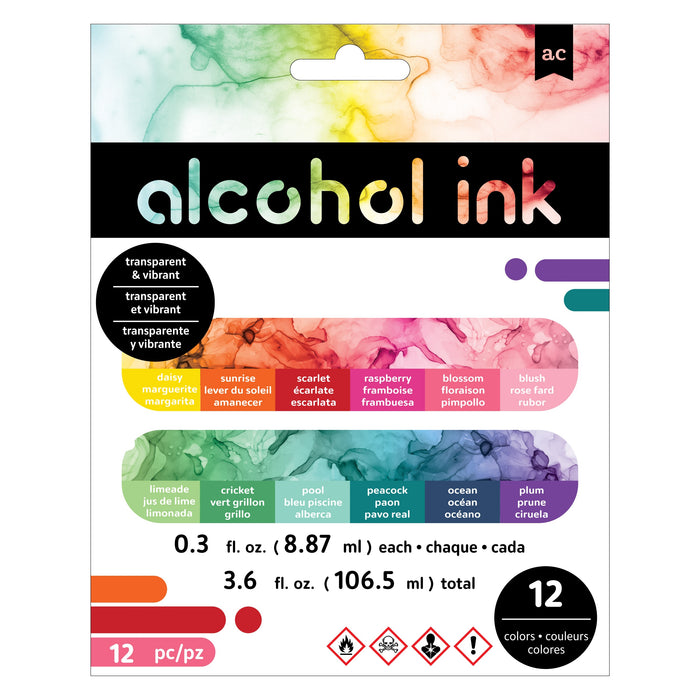 American Crafts | Alcohol Ink | 0.3oz | 12/Pkg