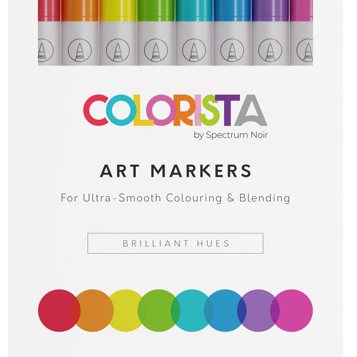Colorista | Art Marker 8/Pkg | Brilliant Hues