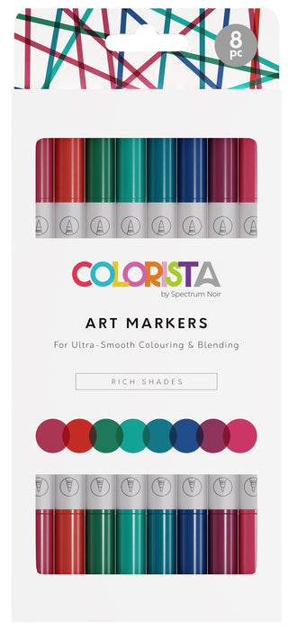 Colorista | Art Marker 8/Pkg | Rich Shades