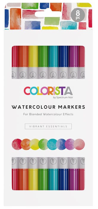 Colorista | Watercolor Marker | 8/Pkg | Vibrant Essentials