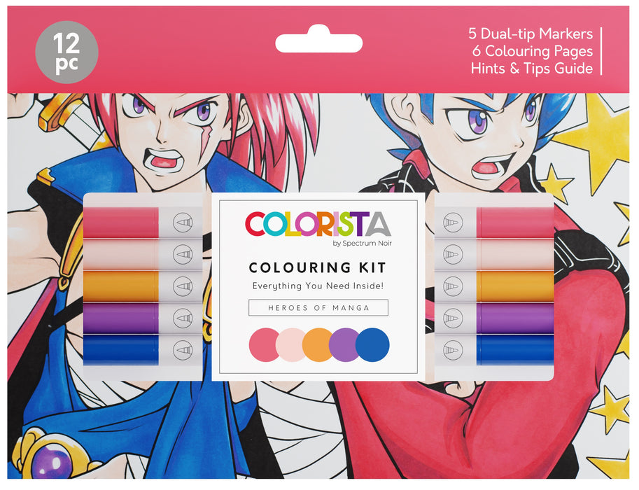 Colorista | Color Kit 12/Pkg | Heroes Of Manga