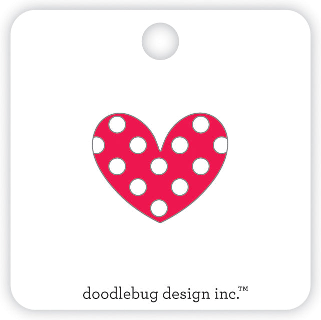 Doodlebug Design | Doggone Cute Collection Coordinates | Collectible Pins - Love Her