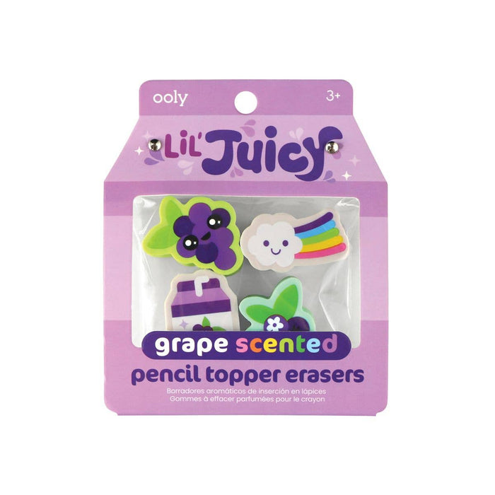 OOLY - Lil' Juicy Scented Topper Eraser - Grape