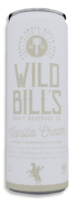 Wild Bill's Vanilla Cream, 12oz Cans