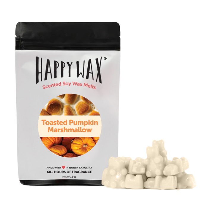 Happy Wax - Toasted Pumpkin Marshmallow Wax Melts - Sample Pouch (2 oz)