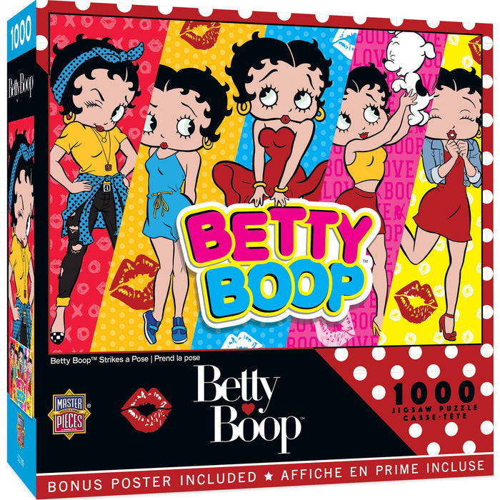 Masterpieces Puzzles - Betty Boop - Strikes a Pose 1000 Piece Puzzle