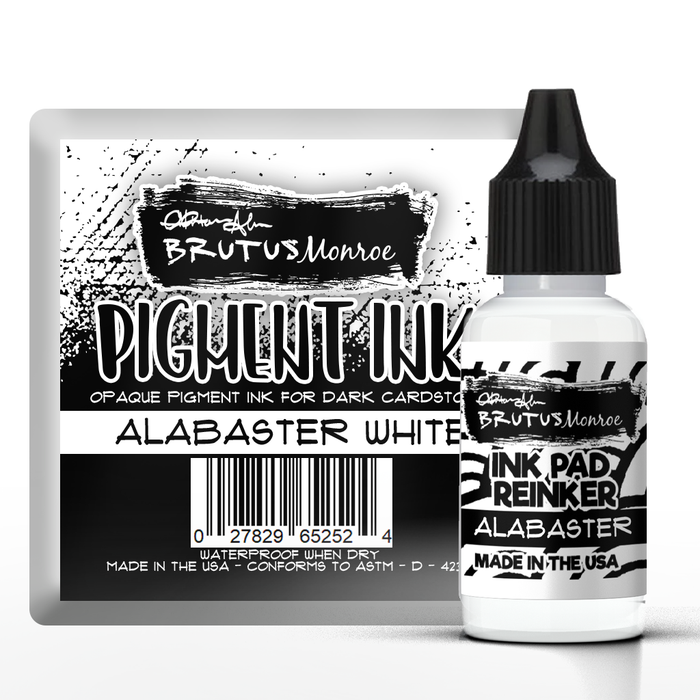 Alabaster Ink Pad & Reinker Bundle