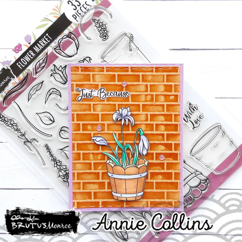 Flower Market|  6x8 Stamp Set