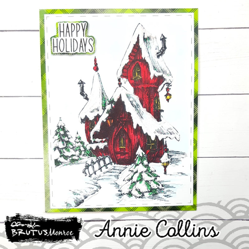 Winter Cottage | 4x6 Stamp Set