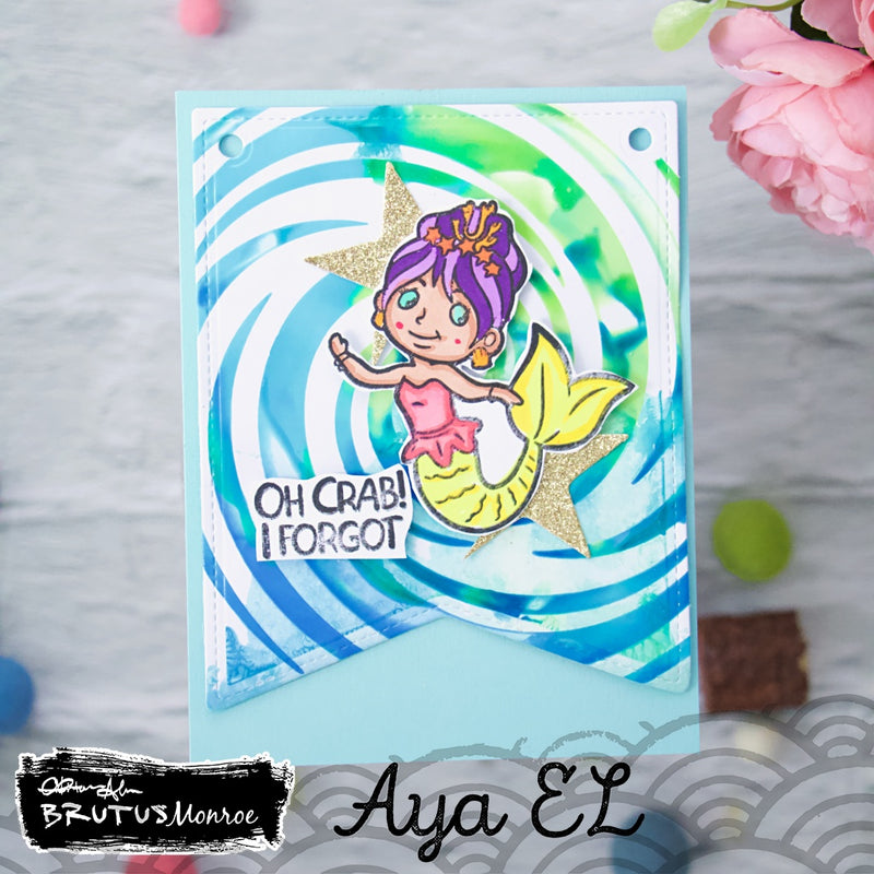 Whirlpool | Mixed Media Stencil