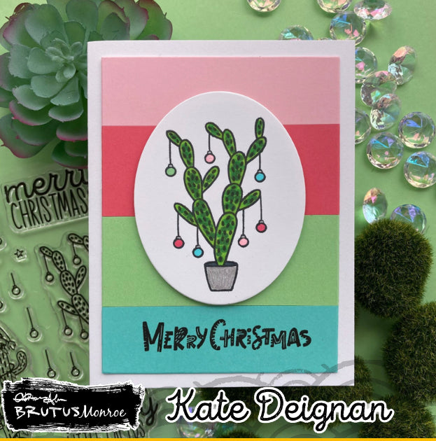 Christmas Cacti | 4x6 Stamps