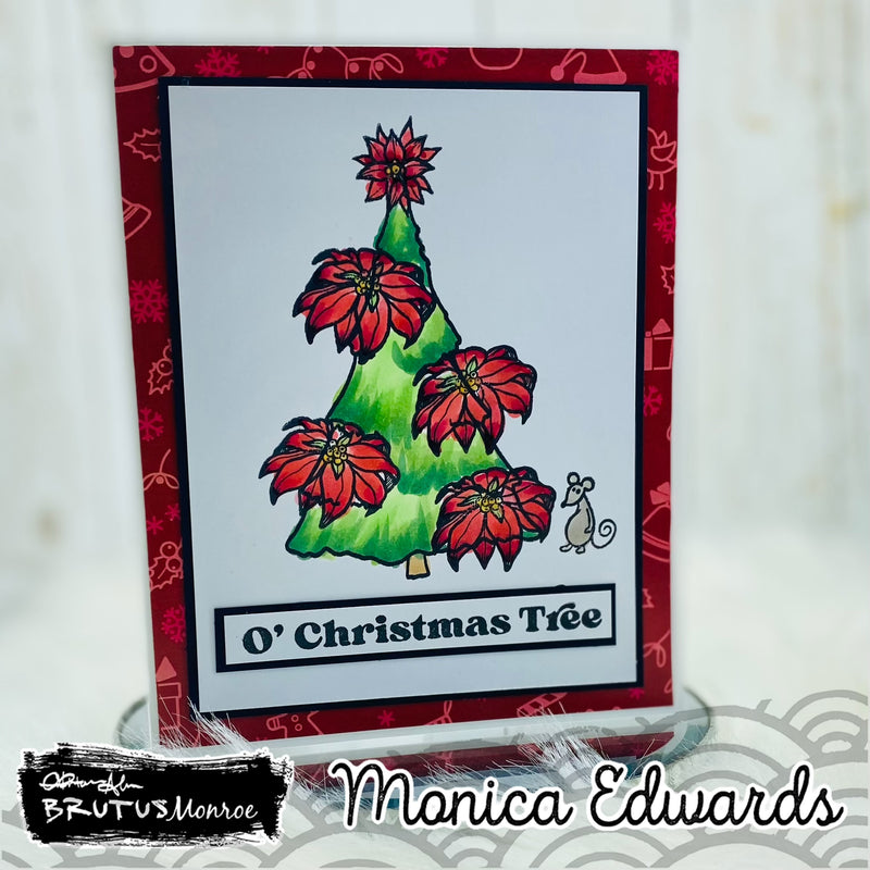Poinsettia Builder | 4x6 Stamp Set