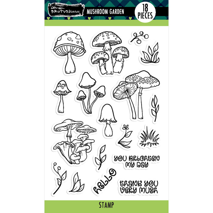 Mushroom Garden 4x6 Stamp Set