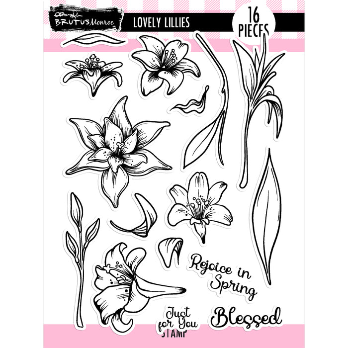 Lovely LIllies 6x8 Stamp Set