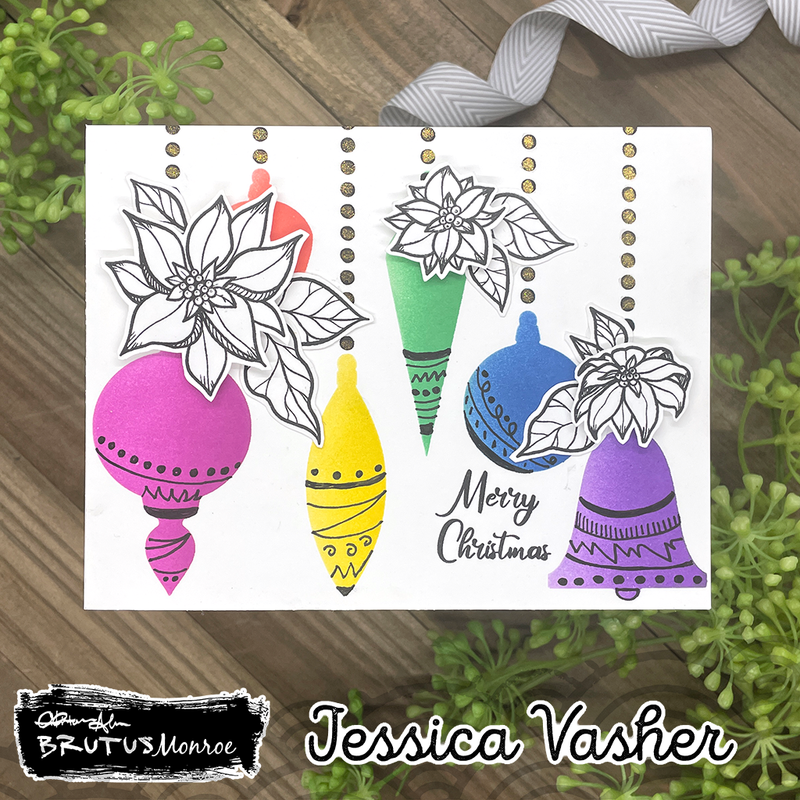 Poinsettia Builder | 4x6 Stamp Set