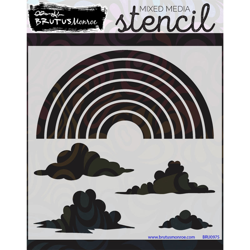 Chasing Rainbows | Mixed Media Stencil