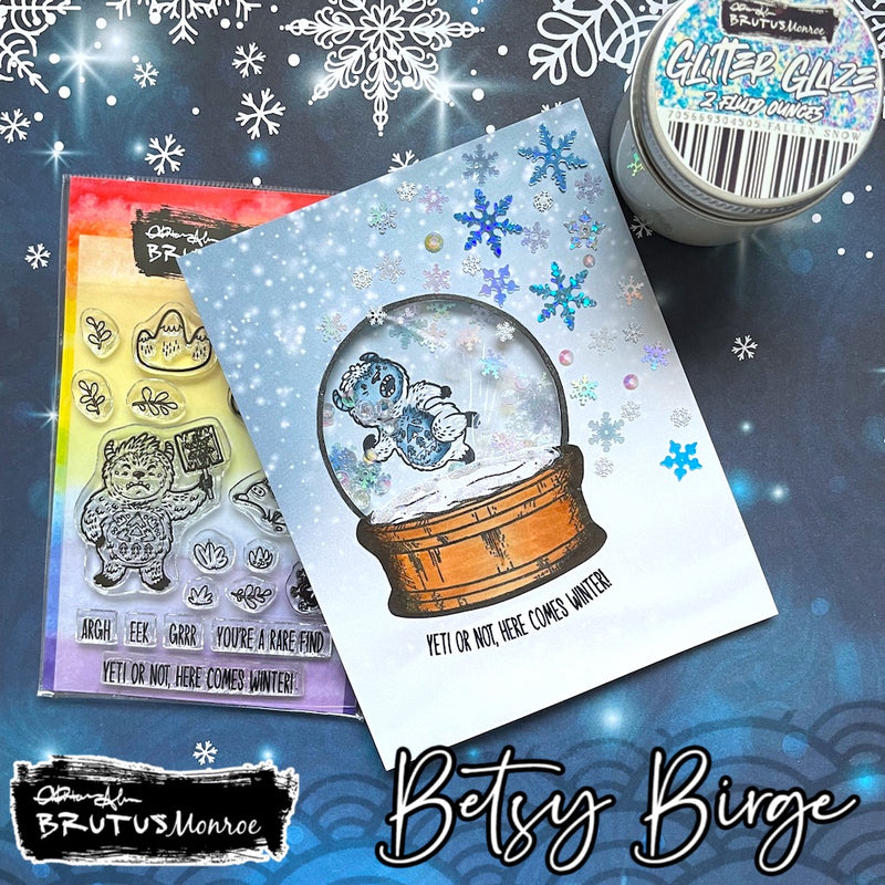 Snowglobe - Empty | 3x4 Stamp
