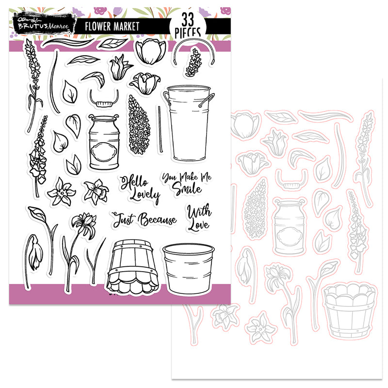 Flower Market  | Stamp & Coordinating Die