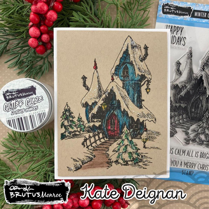 Winter Cottage | 4x6 Stamp Set