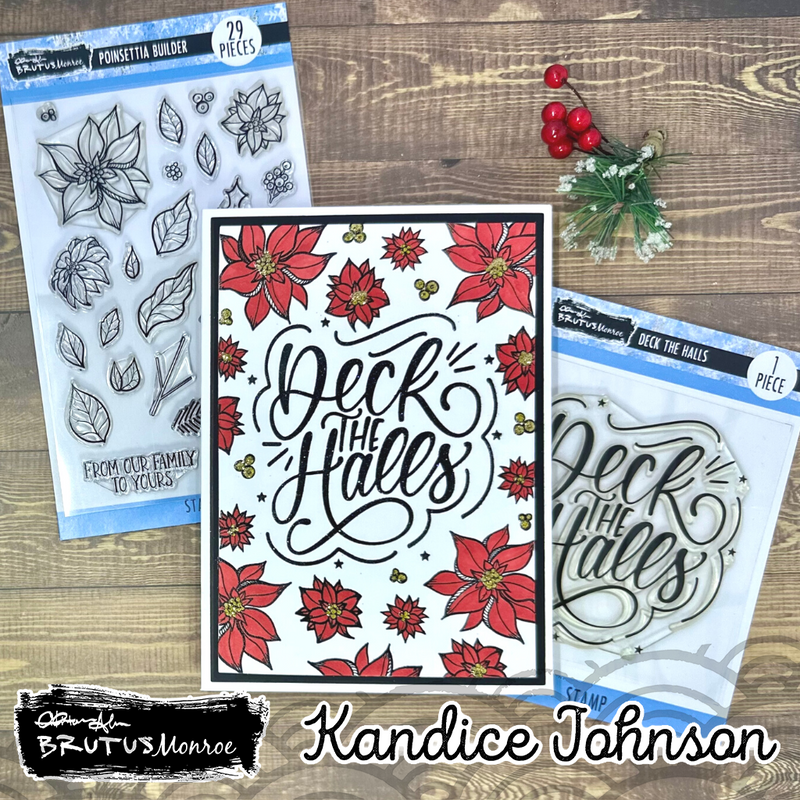 Poinsettia Builder | 4x6 Stamp Set