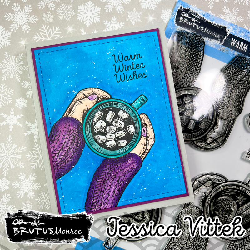 Warm Winter Wishes | 6x8 Stamp Set