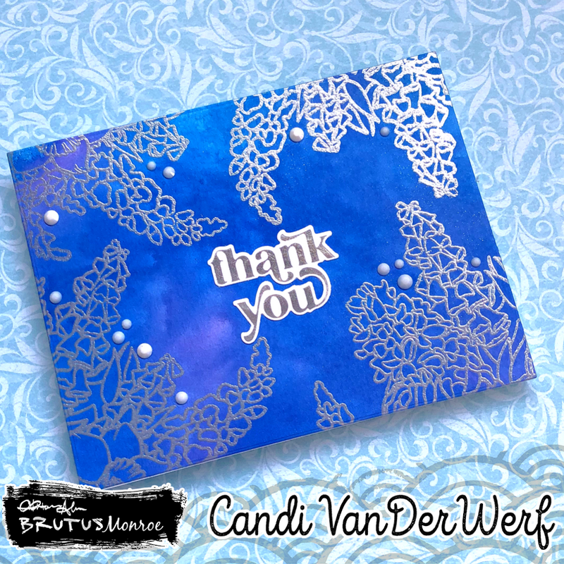 Fresh Flowers  | 6x6 Background Stamp