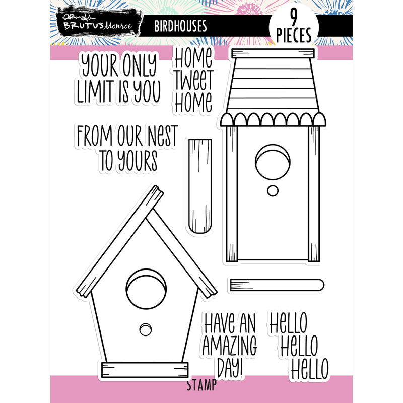 Birdhouses | 6x8 Stamp Set