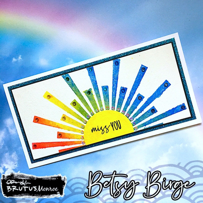 Burst  | Mixed Media Stencil