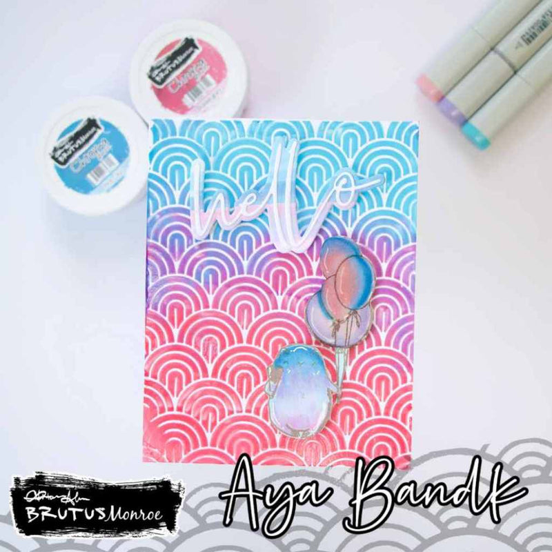 Rainbow  | Mixed Media Stencil