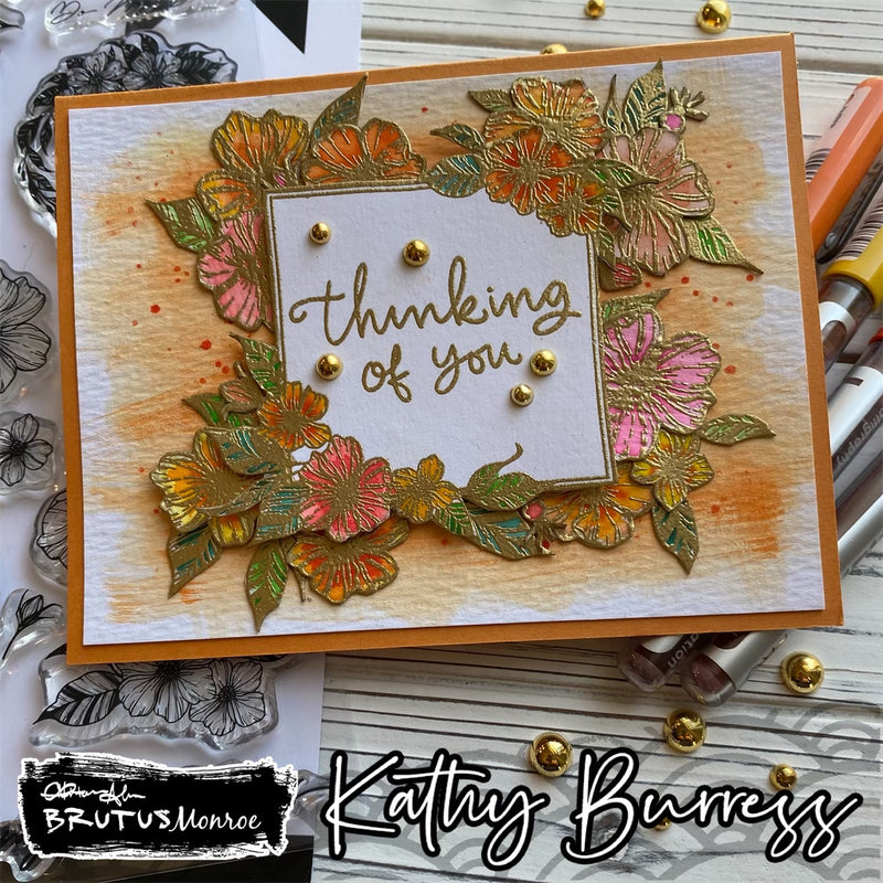 Floral Frames | 6x8 Stamp Set