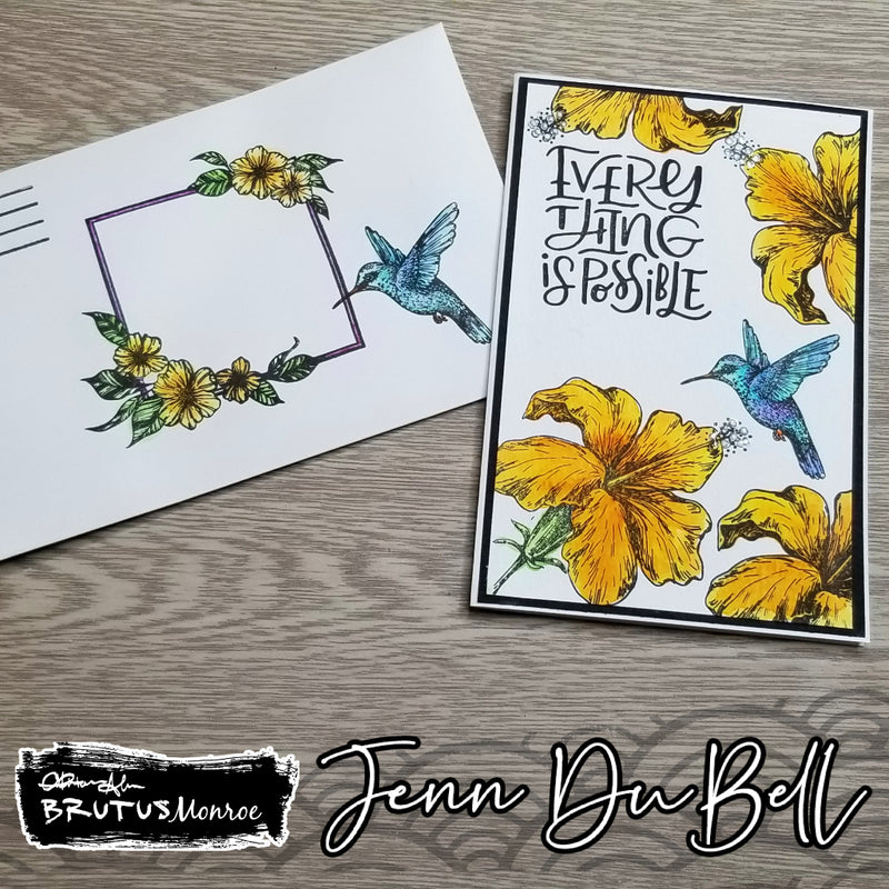 Floral Frames | 6x8 Stamp Set