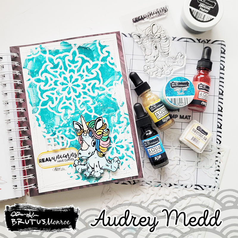 Unicorn Curves | 3x4 Stamp