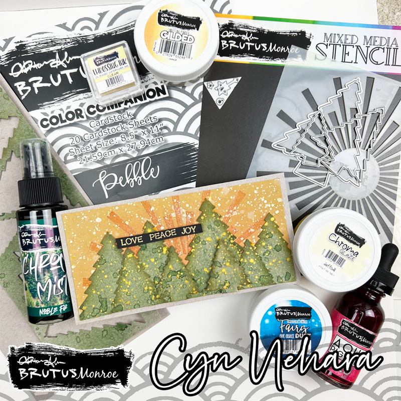 Burst  | Mixed Media Stencil