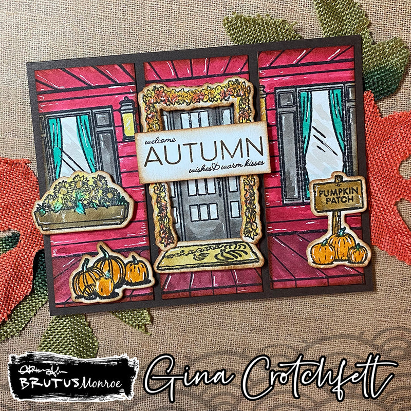 No Place Like Home - Fall | 4x6 Stamp Set