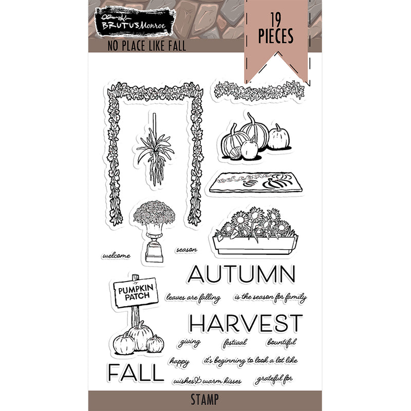 No Place Like Home - Fall | 4x6 Stamp Set