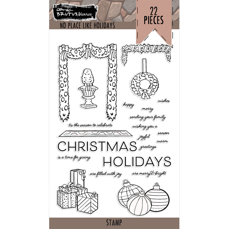 No Place Like Holidays | 4x6 Stamp Set