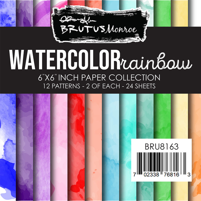 Watercolor Rainbow 6x6 Paper Pad